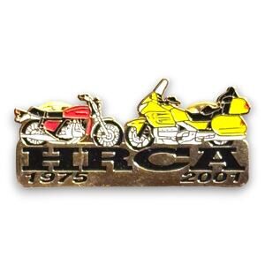 Vintage HRCA Honda Riders Club Of America 1975-2001 Anniversary Pin